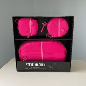 NWT STEVE MADDEN belt bag set